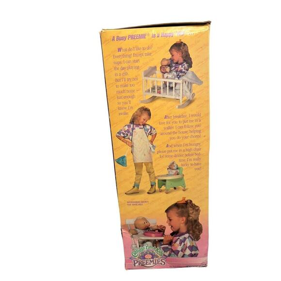 1989 Hasbro Cabbage Patch Kids First Preemies Richard Esmond Boy Dimples - Picture 12 of 14